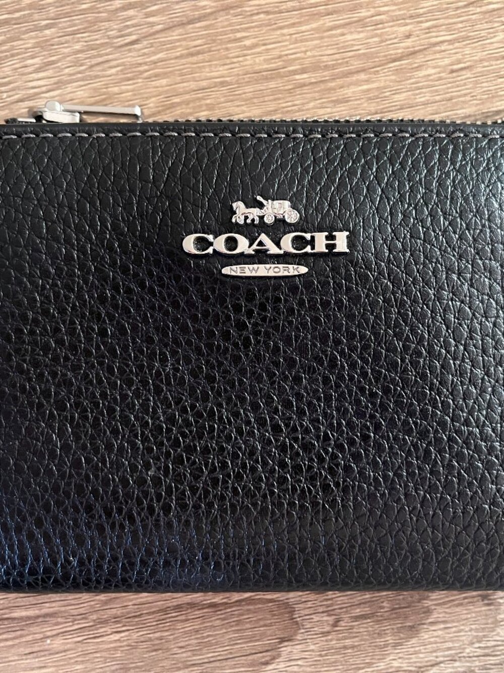 Coach Black Bifold Leather Wallet